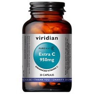 Vitamín C Extra 950 mg 30 kapsúl Viridian