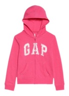 GAP BLUZA KAPTUR LOGO BAWEŁNA PINK L 140/146