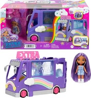 BARBIE EXTRA LALKA MINIS, MINIBUS KONCERTOWY HKF84