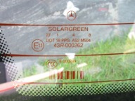 ABLAK hátso far Mercedes W221 Solargreen