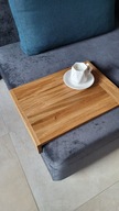 Stolik kanapowy \ stolik kawowy lazy table z dębu 33x48x8