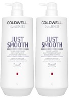 Goldwell Just SMOOTH Šampón a kondicionér VYHLADZUJE VLASY XXL 2x1000