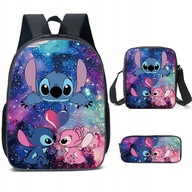 3Pcs/Set Disney Stitch Plush Kids Backpack Stitch