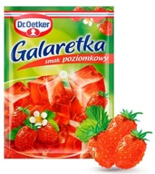 Dr.Oetker Galaretka o smaku poziomkowym 77g