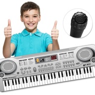 Keyboard Pianino Organy Dzieci Pianinko + Mikrofon