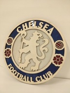 Herb Chelsea Londyn|Żywica|Prezent dla fana piłki