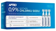 APTEO 0,9% roztwór chlorku sodu SÓL FIZJOLOGICZNA 40 amp. x 5 ml