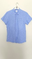 728. COOL CLUB melanżowa koszula z lnem r 13 lat 170cm