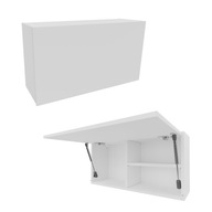 Kúpeľňová skrinka ORA 80 x 40 x 25 cm závesná skrinka BEZÚCHYTNÁ biela mat