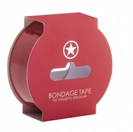 Czerwona Taśma Do Krępowania - Bondage Tape 17,5m