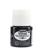 PEBEO VITRAIL 45ML BLACK - farba na sklo