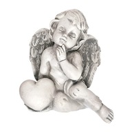 Smútočná dekorácia Anjelik so srdcom E118078