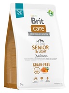 BRIT CARE Dog Grain-Free Senior Light Salmon 3kg