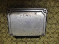 VW SHARAN 2.0 control unit of the engine 0261207352