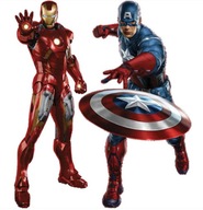 Naklejki na ścianę AVENGERS IRON MAN CAPITAN AMERICA kapitan tarcza marvel