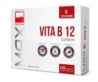 Colfarm MAX Vita B12 120 tabliet Vitamín B12 STRES