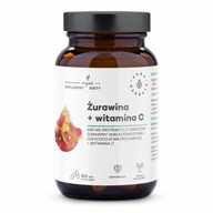 AURA HERBALS Brusnice 800 mg + Vitamín C 200 mg (60 kaps.)