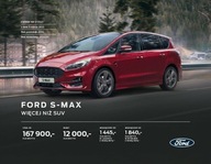 Ford S-Max prospekt 01 / 2022 cennik polski