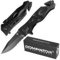 ТАКТИЧНИЙ ПРУЖИННИЙ СКЛАДАНИЙ НІЖ RESCUE DOMINATOR ЧОРНИЙ