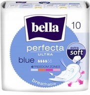 Bella Podpaski Perfecta Extra Soft Blue Ultra Ze Skrzydełkami 10 Sztuk