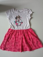 Disney Minnie Mouse sukienka dziewczęca bawełna r 110