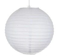 Papierowy KLOSZ ABAŻUR lampion LAMPA 50cm BIAŁY