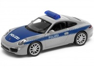 Porsche 911 (991) Carrera S POLICAJT 1:34-39 Welly 43661GP