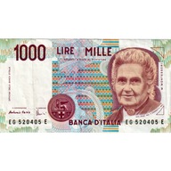 Banknot, Włochy, 1000 Lire, Undated (1990), KM:114