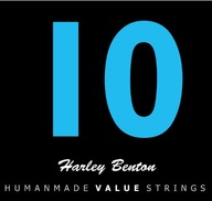 Struny pre elektrickú gitaru Valuestrings EL Nickel Harley Benton 10-46