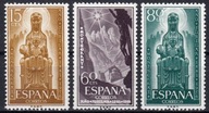 HISZPANIA - 1956 - Mi 1089-91 - MONTSERRAT xx