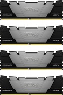 KINGSTON 64GB 3600MT/s DDR4 CL16 DIMM Kit of 4 1Gx8 FURY Renegade Black