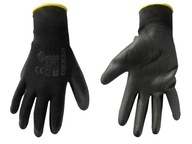 Ochranné rukavice GEKO veľ.8 čierne G73511