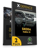 2w1 SZKŁO OCHRONNE NA NAWIGACJĘ EKRAN DO SKODA FABIA III