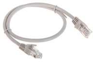 Patchcord RJ45/0.5-GREY kat.5e UTP szary 0,5m