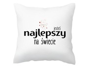 Poszewka dla mężczyzny chłopaka z napisem na prezent walentynki