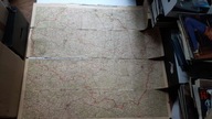 Stara mapa niemiecka ... REICHSGAU WARTHELAND Continental-Sonderkarte 1941