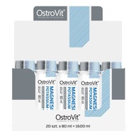 OstroVit Magnesium Potassium + B6 Shot draslík Vitamíny tekutina 20x80 ml