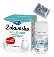 ZAKWASKI ZAKWASKA jogurt naturalny IMU JOGURT ŻYWE BAKTERIE VIVO domowy 1 f