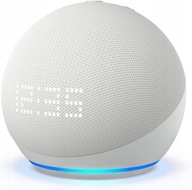 Amazon Alexa Echo Dot 5 biela s hodinami 2023 rok 15 W