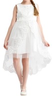 Šaty Fabienne - Elegantná tvorba pre deti biela, 104
