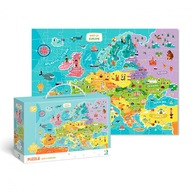 Dodo Vzdelávacie Puzzle Mapa Európy 100 dielikov 240257
