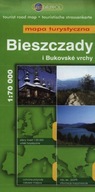 Bieszczady i bukovske vrchy Mapa turystyczna