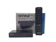 TUNER DEKODER DVB-T2 WIWA H.265 PRO USB + PILOT GW 01.2026!