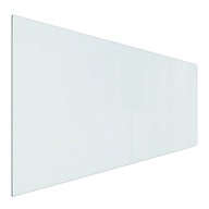 Panel kominkowy, szklany, prostokątny, 120x50 cm