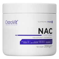 NAC prášok N-acetyl-L-cysteín 200 g prírodný OstroVit