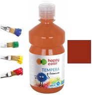 FARBA PLAKATOWA tempera szkolna 500 ml Happy Color Premium RUDA