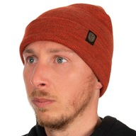 Ciepła Wędkarska Czapka Zimowa Fox Beanie Burnt Orange Pomarańczowa