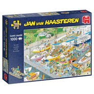 Puzzle Regaty 1000 el Śluza wodna Jan van Haasteren puzle układanka