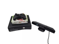 KONSOLA STACJONARNA MICROSOFT XBOX 360 S 250GB + 3 GRY + PAD + KINECT