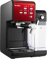 Bankový tlakový kávovar Breville Prima Latte II 1245 W červený